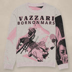Vazzari Born On Mars Knit – Rabbit on beige studio wall