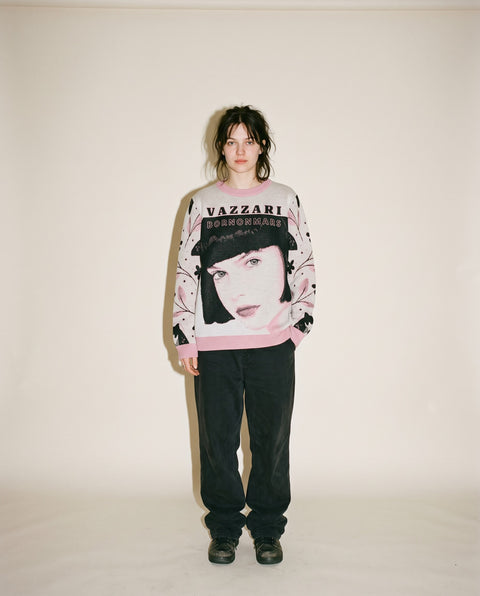 Vazzari Born On Mars Knit – Brunette worn by model