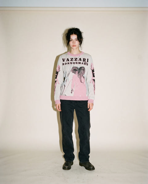 Vazzari Born On Mars Knit – Elephant worn by model
