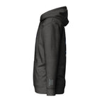Vazzari Lunaris Hoodie – Charcoal Heather – left view – clean studio shot