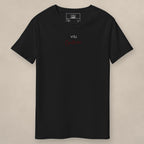 Vazzari Couture Cotton Tee on beige studio wall