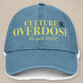 Vazzari Culture Overdose Hat – Dolly on beige studio wall