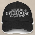 Vazzari Culture Overdose Hat – VZI on beige studio wall