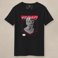 Vazzari Cyber New Universe Tee on beige studio wall