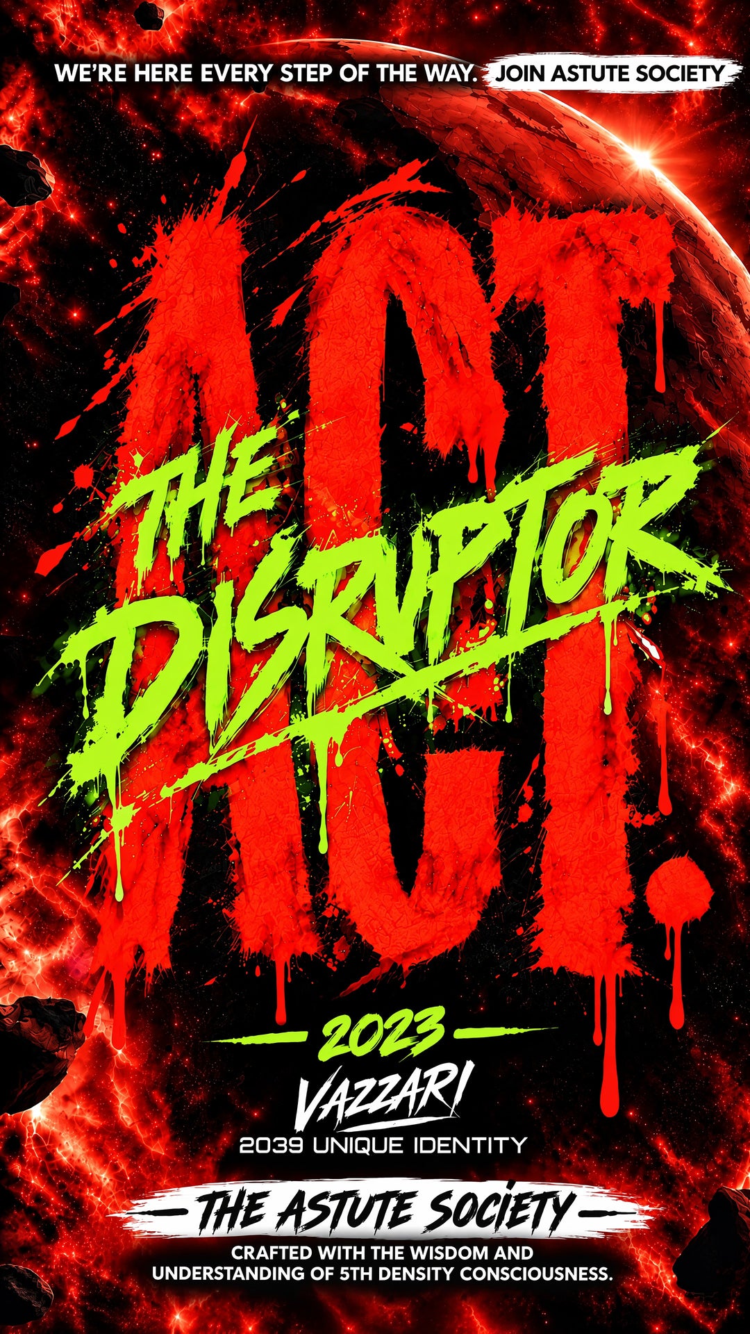 The Disruptor Act 2023 by Vazzari, The Astute Society