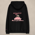 Vazzari Divine Reverence Women's Hoodie on beige studio wall