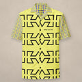 Vazzari Dolly Drop Overshirt on beige studio wall