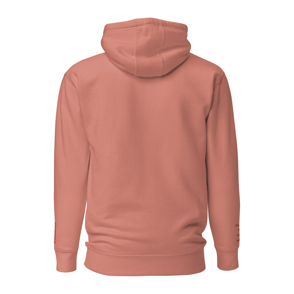 Vazzari Nuvanta Women's Hoodie – Dusty Rose – back view – clean studio shot
