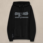 Vazzari Emotion Recognition Hoodie on beige studio wall