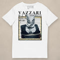 Vazzari Faceless Icon Tee on beige studio wall