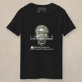 Vazzari Fatal Pursuit Tee on beige studio wall