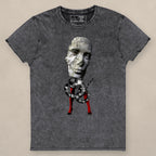 Vazzari Femme Fatale Women's Tee on beige studio wall