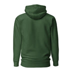 Vazzari Zenitron Hoodie – Forest Green – back view – clean studio shot