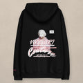 Vazzari Goddess Hybrid Women's Hoodie on beige studio wall