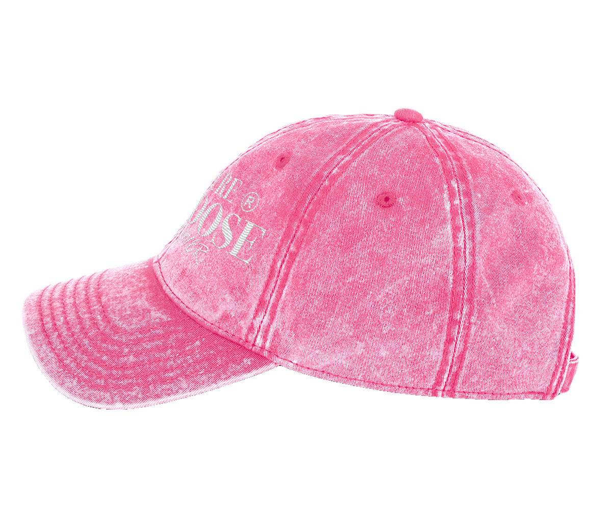 Vazzari Vintage Twill Cap – Pink