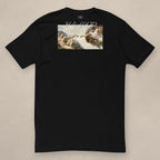 Vazzari Help of God Fitted Tee on beige studio wall
