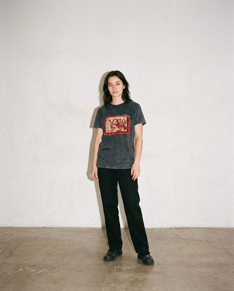 Vazzari Hemocode Women's Tee worn by model