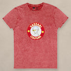 Vazzari Iconic Amore Women's Tee on beige studio wall