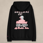 Vazzari La Dolce Vita Hoodie – 2075 on beige studio wall