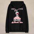Vazzari La Dolce Vita Hoodie – Pink on beige studio wall