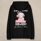 Vazzari La Dolce Vita Hoodie – Town on beige studio wall