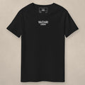Vazzari London Smart Fit Tee on beige studio wall
