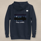 Vazzari Lunaris Hoodie on beige studio wall