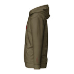 Vazzari Nuvanta Women's Hoodie – Military Green – left view – clean studio shot