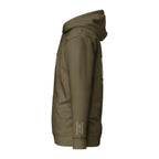 Vazzari Azurael Men's Hoodie – Military Green – left view – clean studio shot