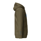 Vazzari Omnimira Women's Hoodie – Military Green – right view – clean studio shot