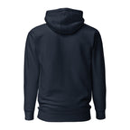 Vazzari Zenitron Hoodie – Navy Blazer – back view – clean studio shot