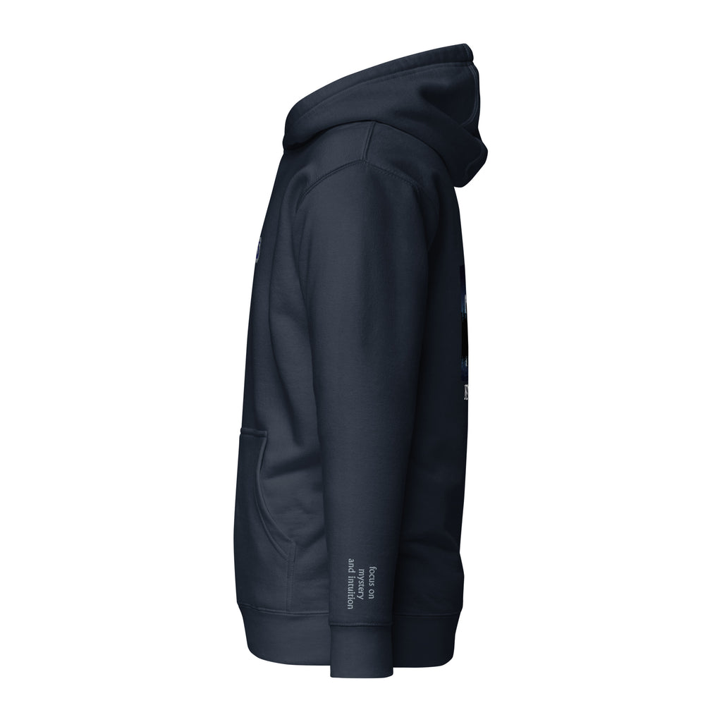 Vazzari Lunaris Hoodie – Navy Blazer – left view – clean studio shot