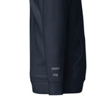 Vazzari Lunaris Hoodie – Navy Blazer – right sleeve detail – clean studio shot
