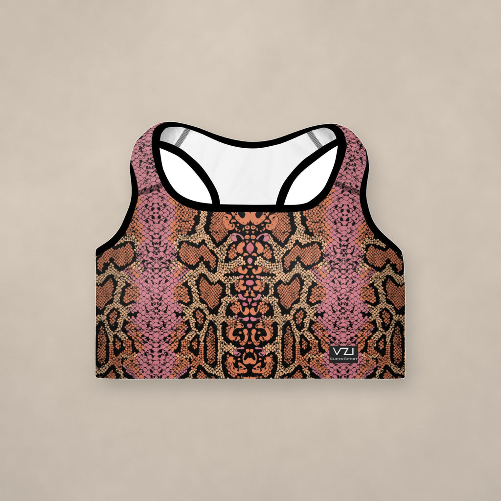 Vazzari Obscure Revival Padded Bra on beige studio wall