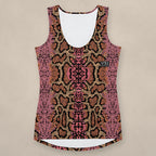 Vazzari Obscure Revival Tank Top on beige studio wall