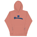 Vazzari Omnimira Women's Hoodie – Dusty Rose – front view – clean studio shot