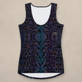 Vazzari Ophidian Mauve Tank Top on beige studio wall
