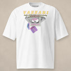 Vazzari Pure Code Heavy Tee – Love on beige studio wall