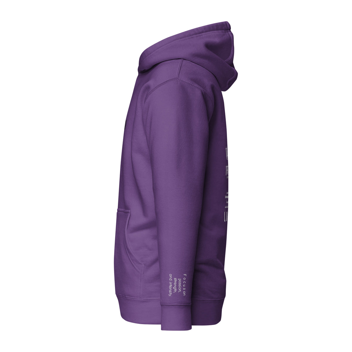 Vazzari Aethonius Men's Hoodie – Purple – left view – clean studio shot