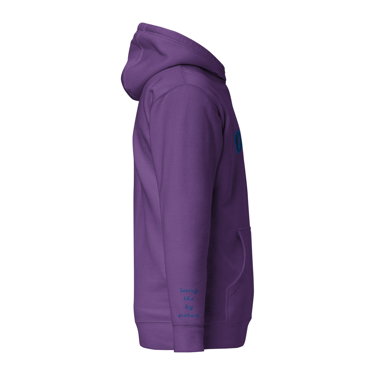 Vazzari Omnimira Women's Hoodie – Purple – right view – clean studio shot