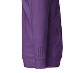 Vazzari Zenitron Hoodie – Purple – right sleeve detail – clean studio shot
