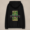 Vazzari Self-Sufficiency Hoodie on beige studio wall