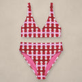 Vazzari Statuesque Bikini Set on beige studio wall