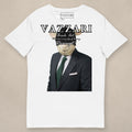 Vazzari System Error Tee on beige studio wall