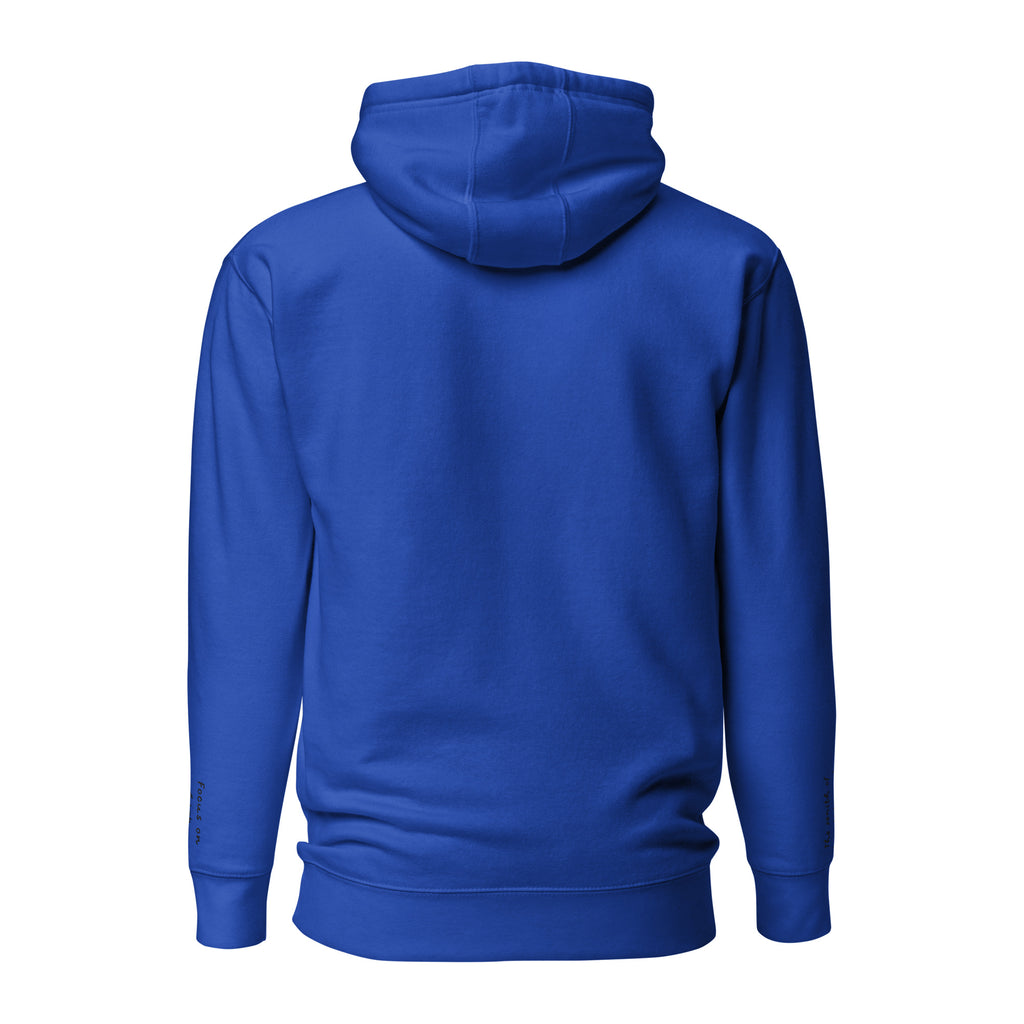 Vazzari Zenitron Hoodie – Team Royal – back view – clean studio shot