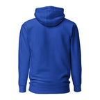 Vazzari Zenitron Hoodie – Team Royal – back view – clean studio shot