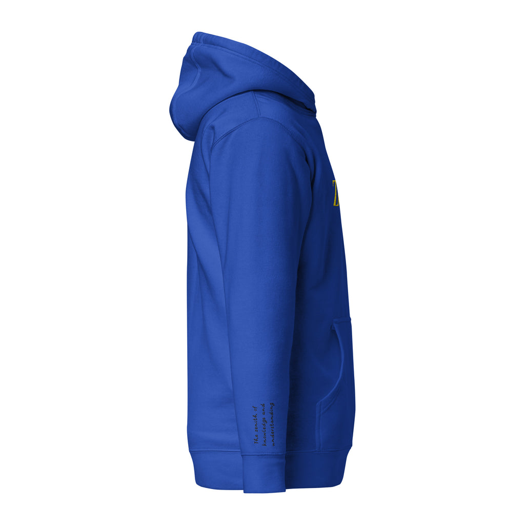 Vazzari Zenitron Hoodie – Team Royal – right view – clean studio shot