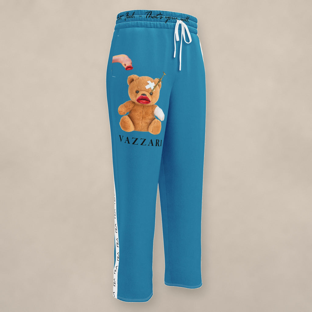 Vazzari Teddy Wide-Leg Pants – Pelorous on beige studio wall