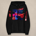 Vazzari Transmutation Matrix Hoodie on beige studio wall
