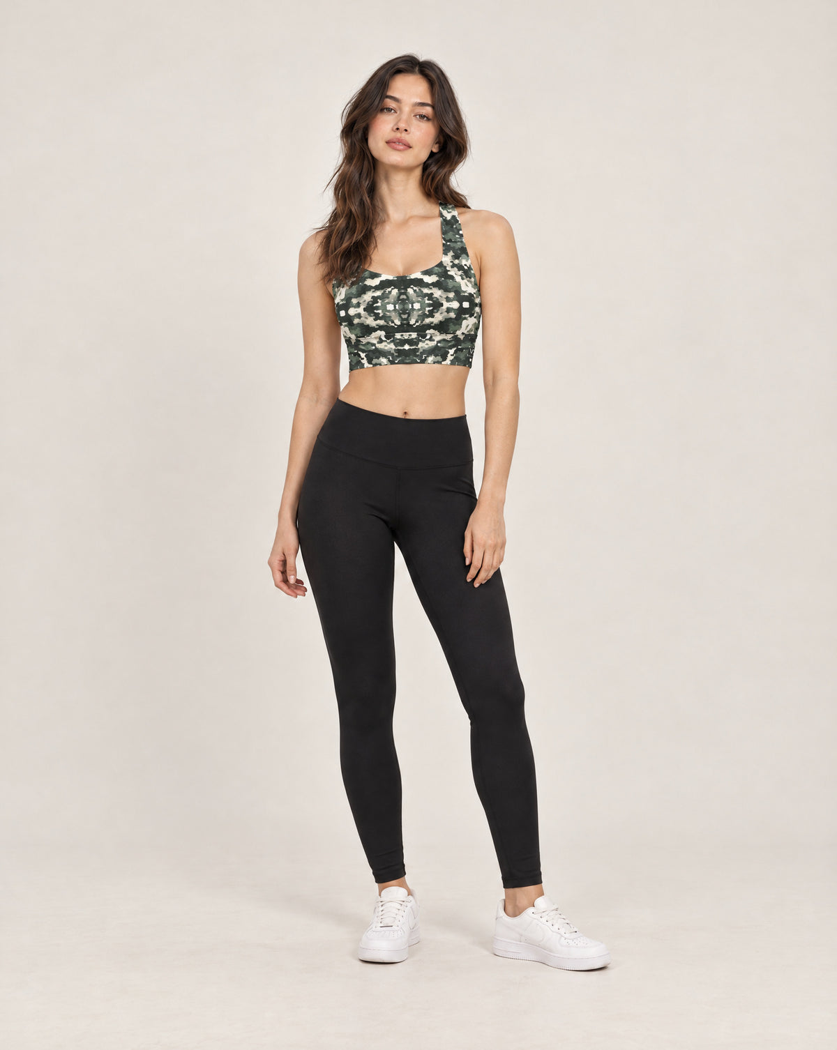 Vazzari Verdant Shadows Longline Bra – Vazzari model